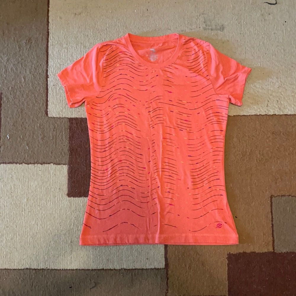 Orange Printed Top